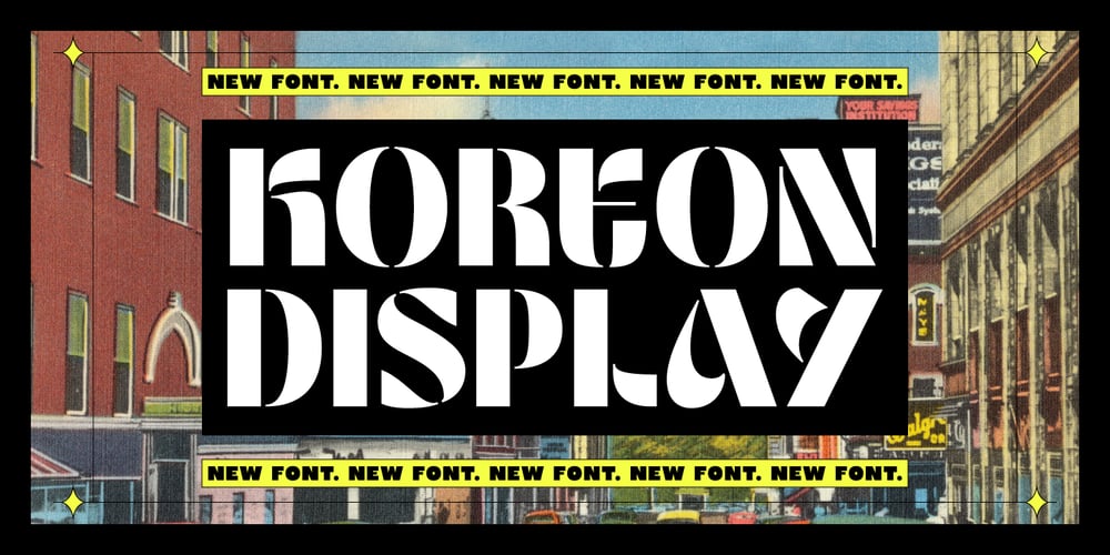 Koreon Display font