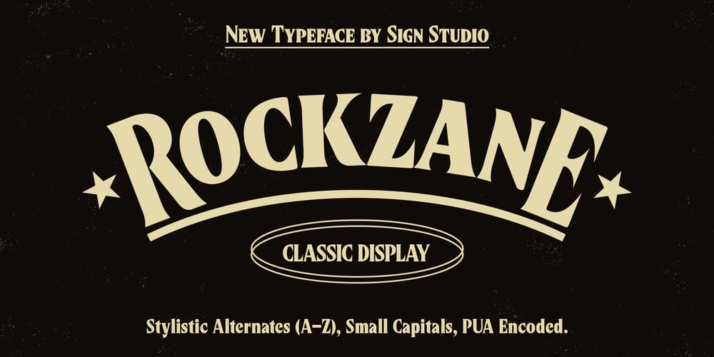 Rockzane font