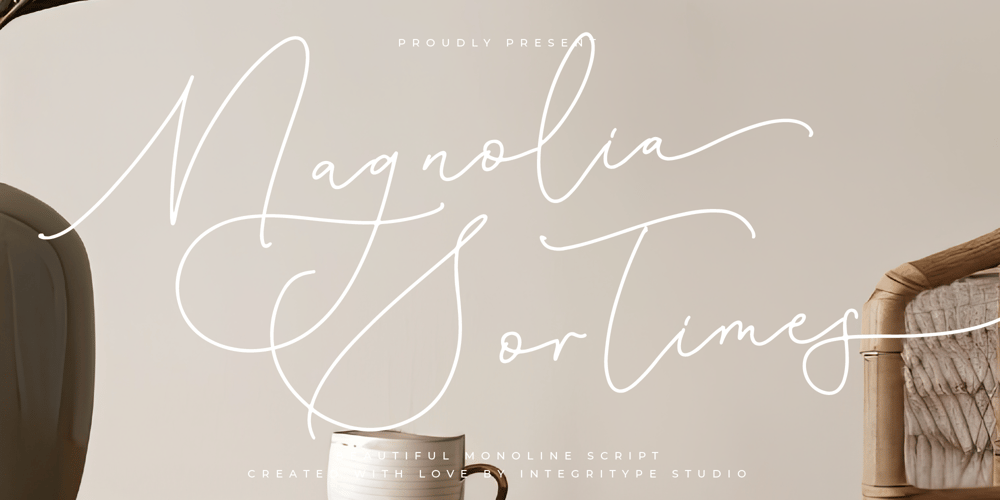 Magnolia Sortimes font