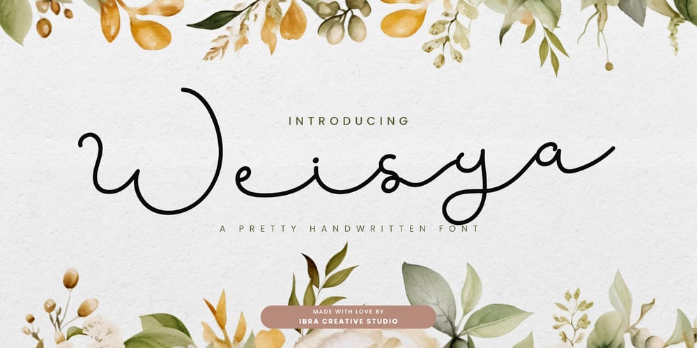 Weisya font