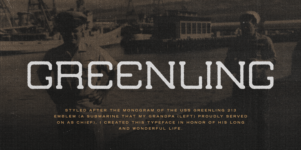 Greenling font