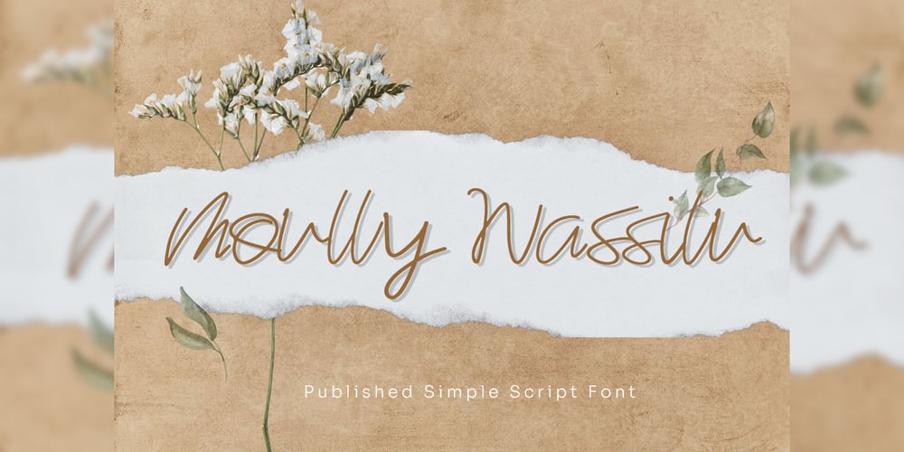 Moully Wassilu font