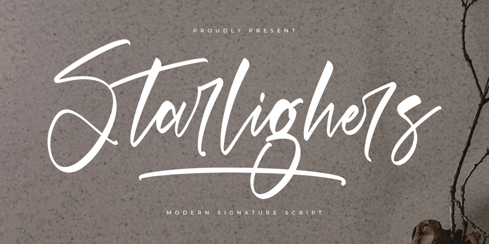Starlighers font