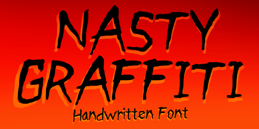 Nasty Graffiti font
