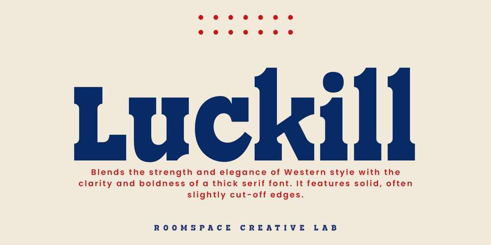 Luckill font