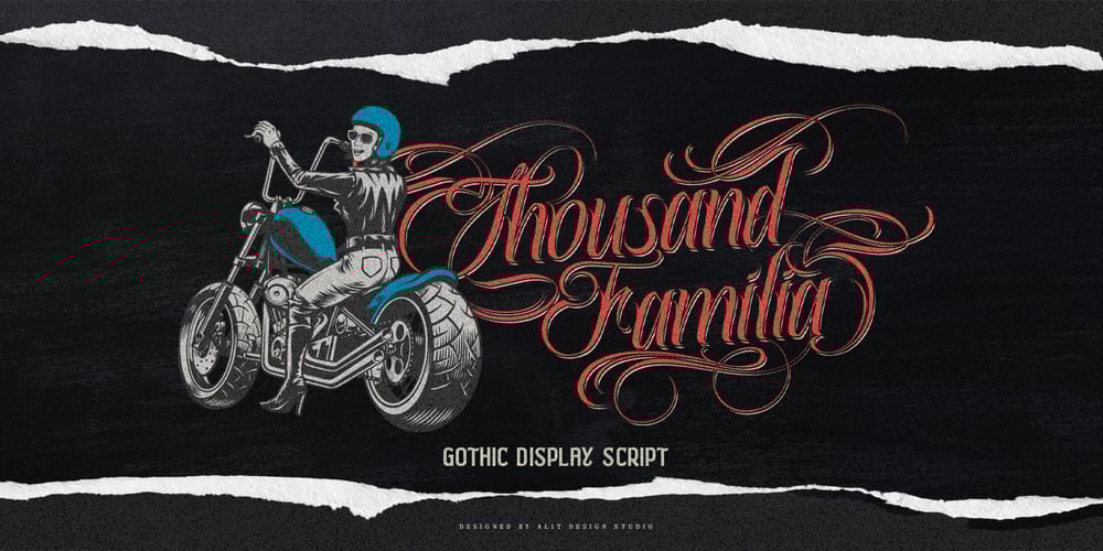 Thousand familia font