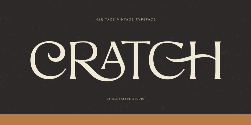 Cratch SS font