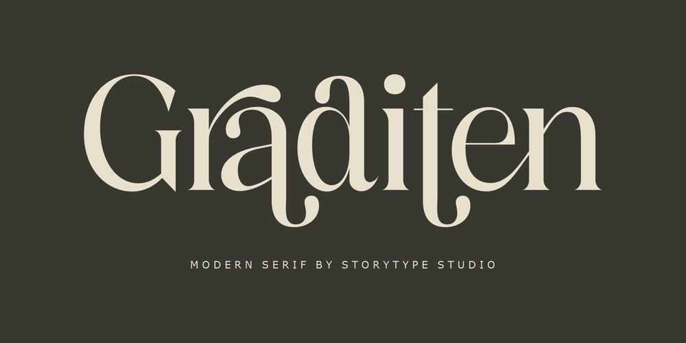 Graditen font