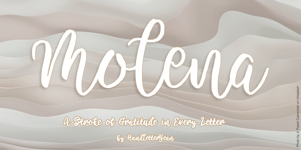 Molena font