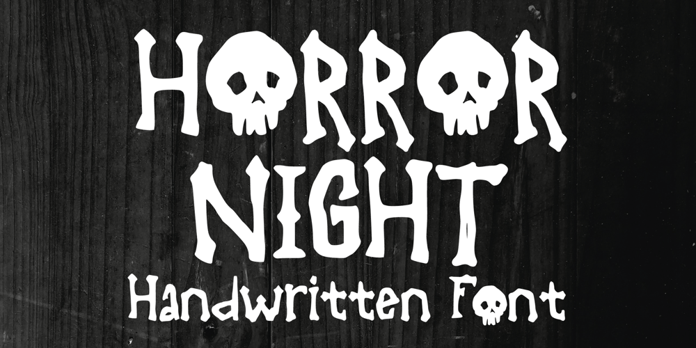 Horror Night font