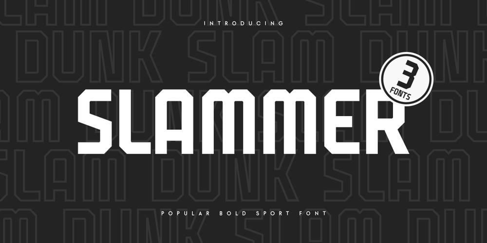 Slammer font