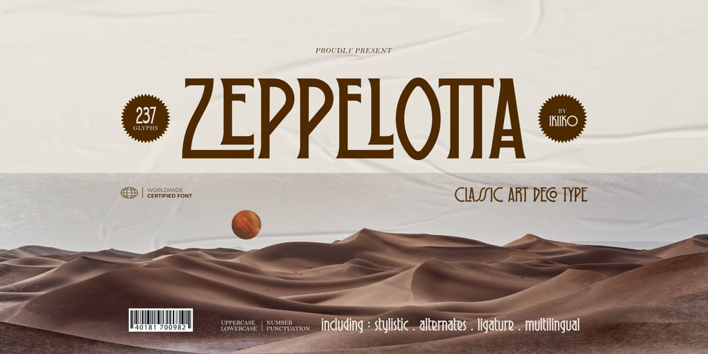 Zeppelotta font
