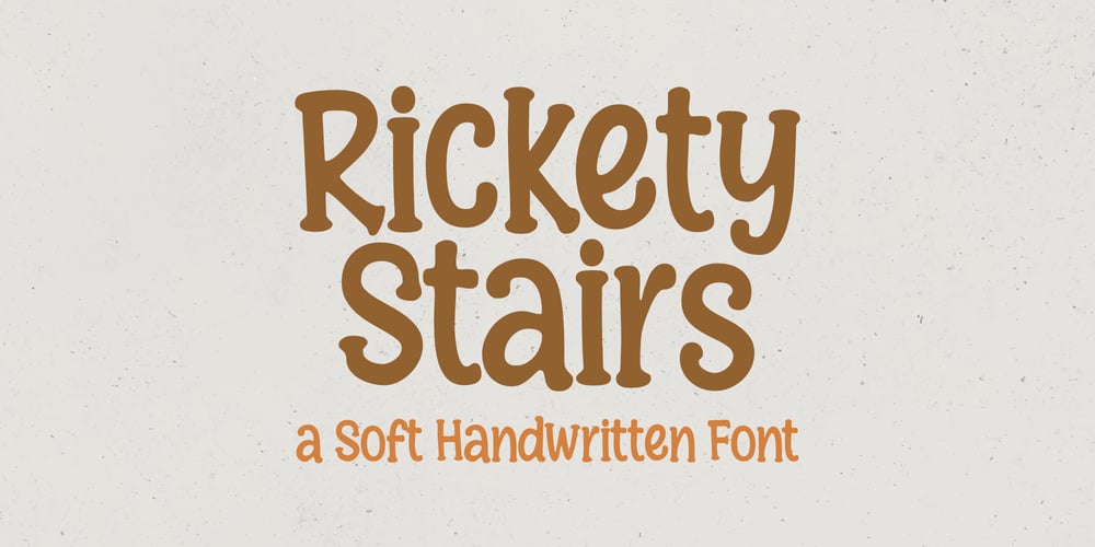 Rickety Stairs font