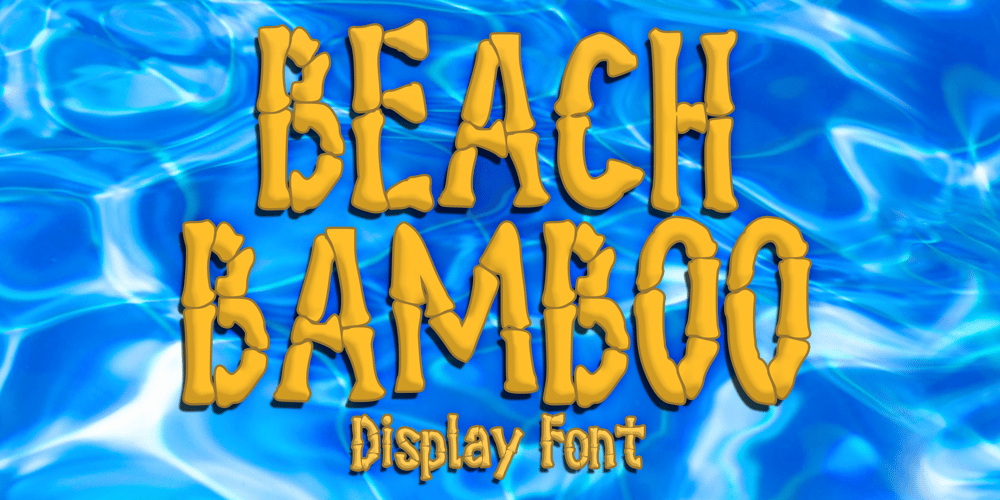 Beach Bamboo font