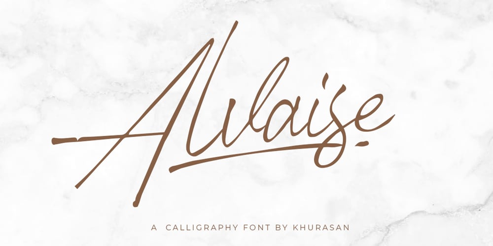 Alvaise font