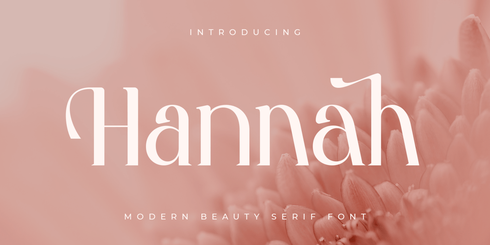 Hannah Style font