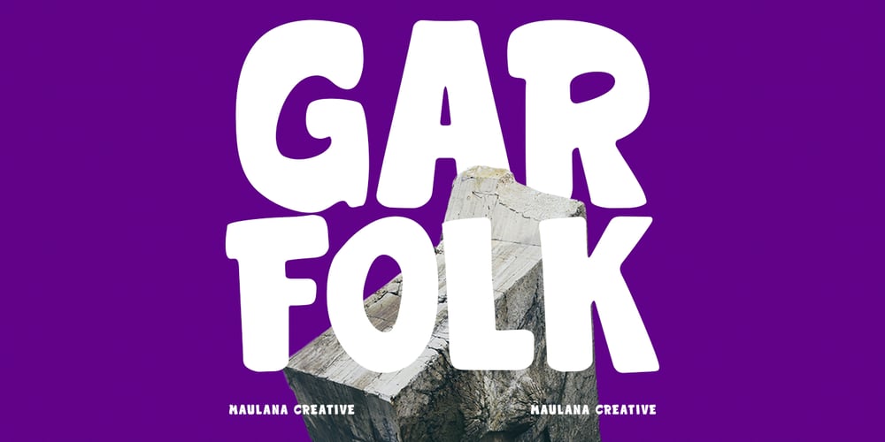 Garfolk font
