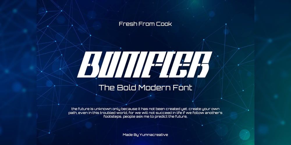 Bomfier font