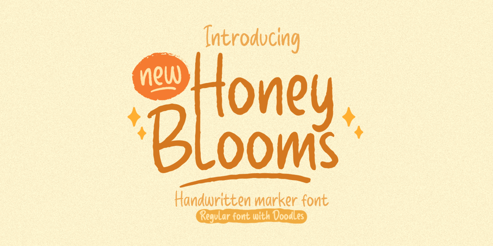 Honey Blooms font