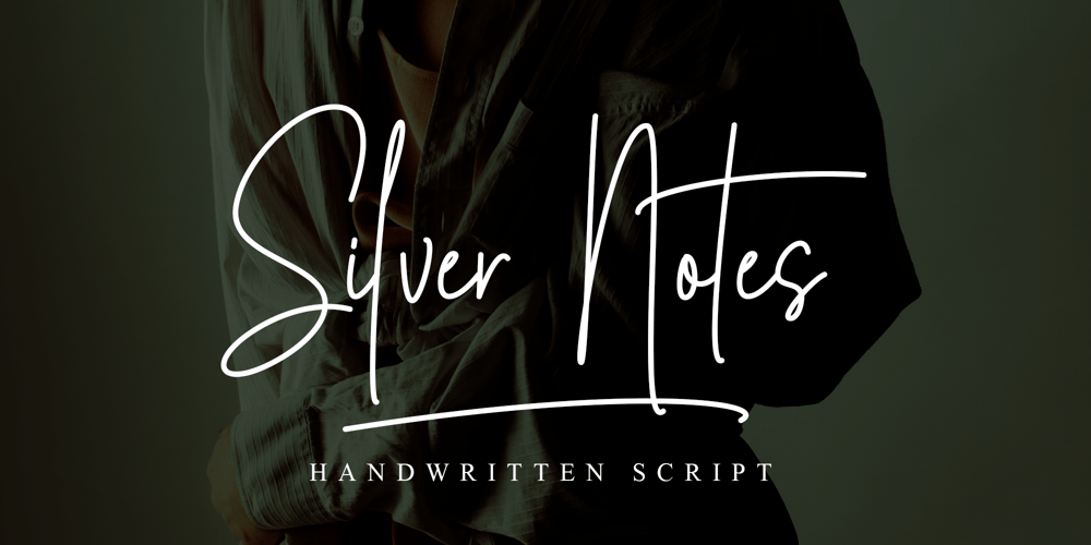 Silver Notes font