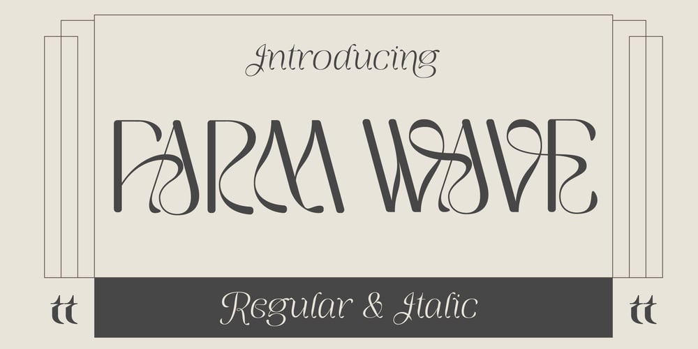 Farm Wave font
