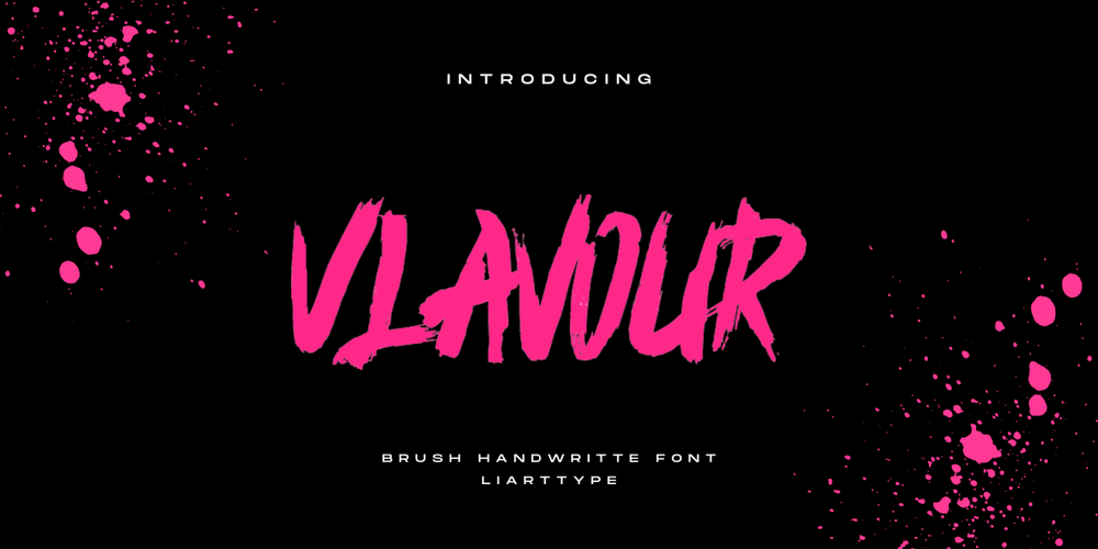 Vlavour font
