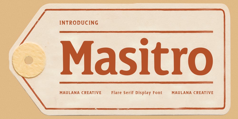 MC Masitro font