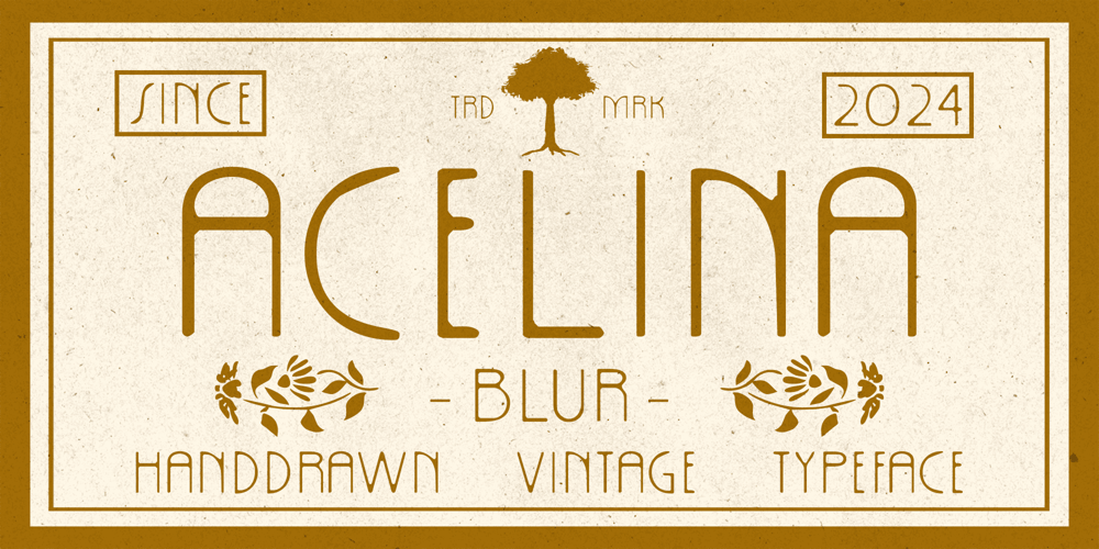 Acelina Blur font