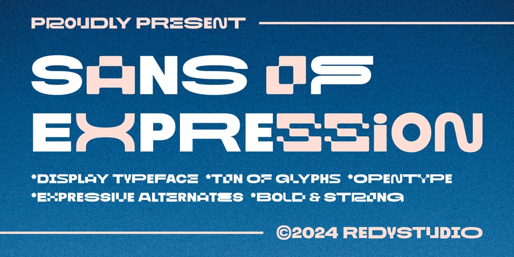 Sans of Expression font