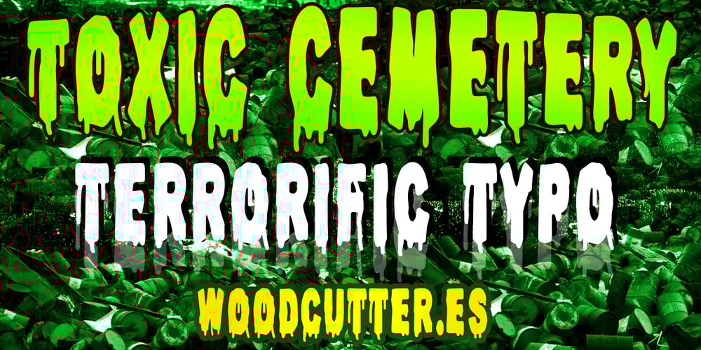 Toxic Cemetery font