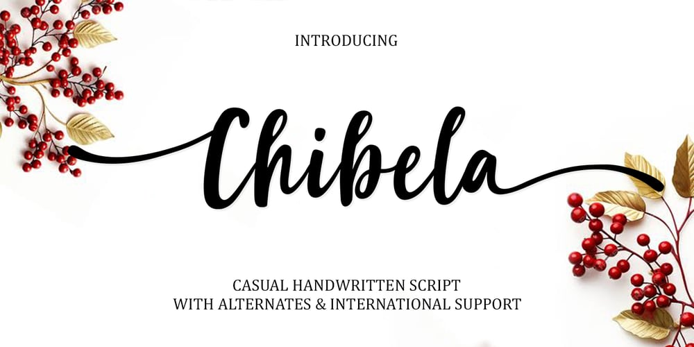 Chibela font
