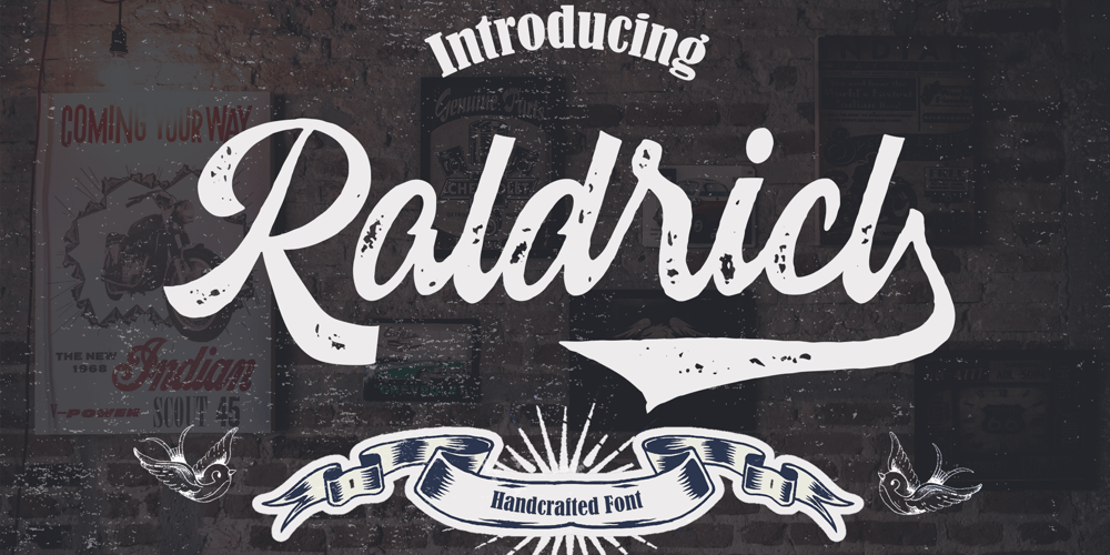 Raldrich font