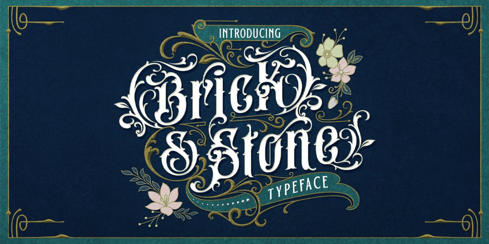 Brick Stone font