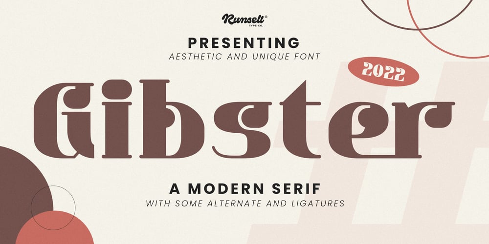 Gibster font