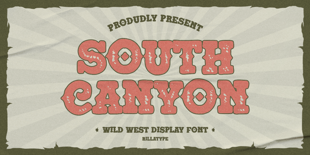 South Canyon font