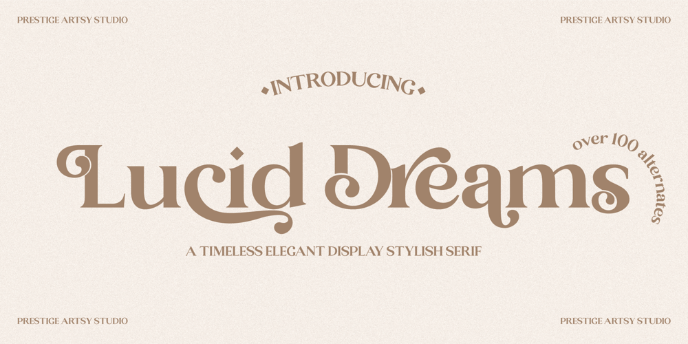 Lucid Dreams font