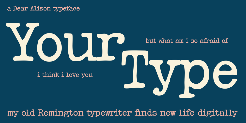 Your Type font