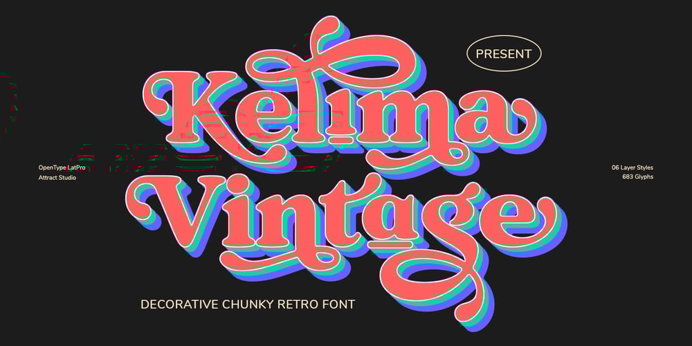 Kelima Vintage font