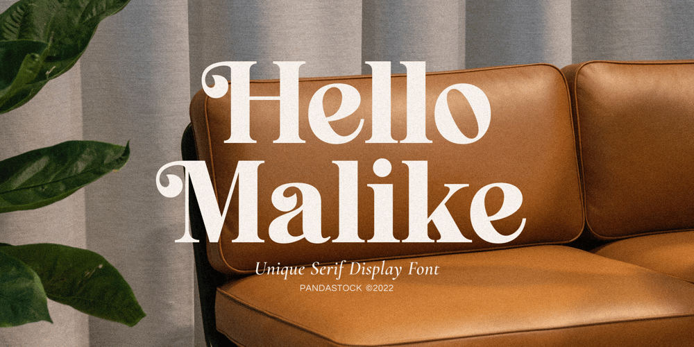 Hello Malike font