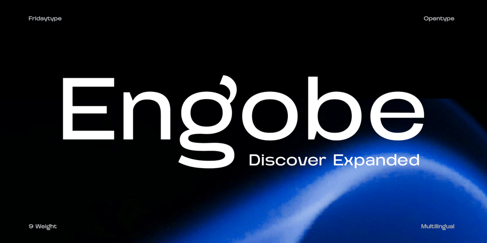 Engobe Expanded font