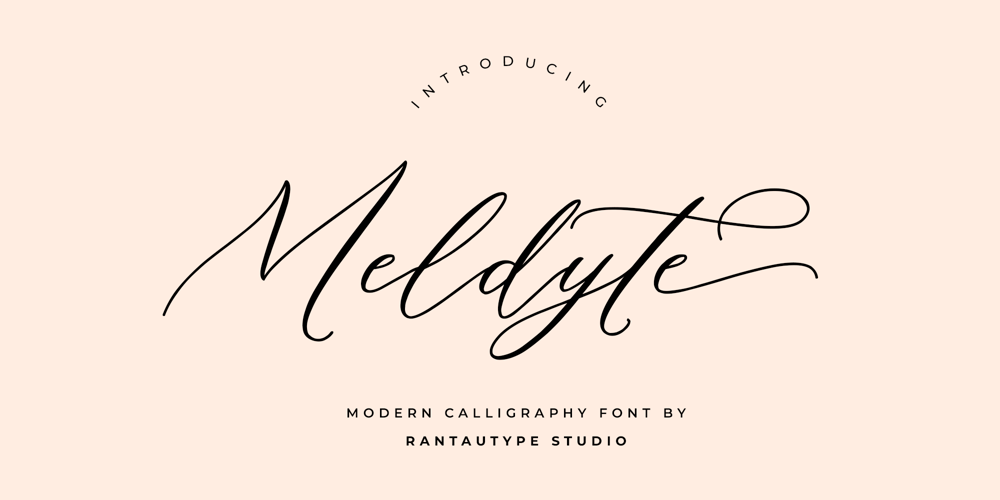 Meldyte font