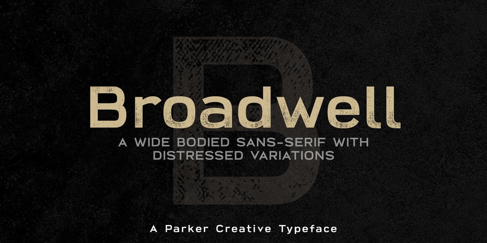 Broadwell font