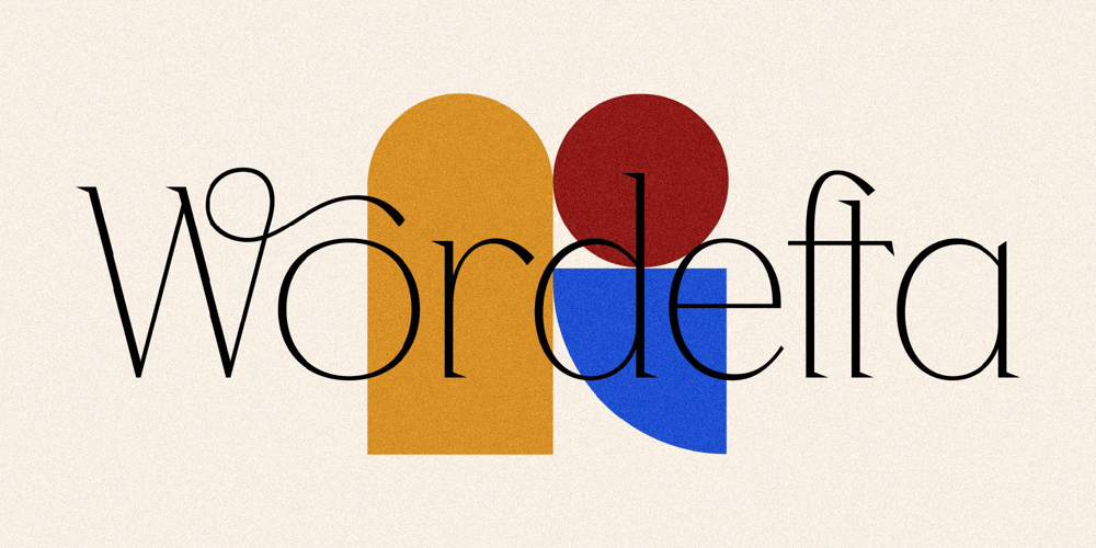 Wordefta font