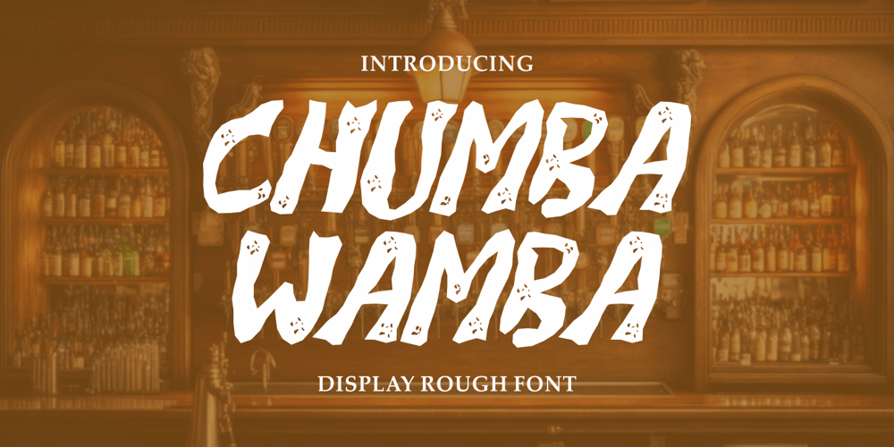 Chumba Wamba font