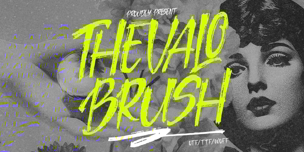 Thevalo Brush font