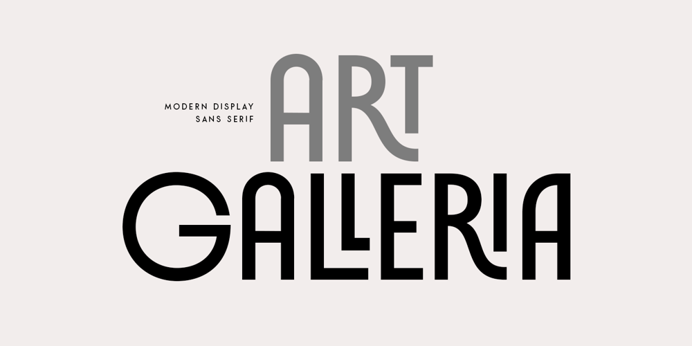 Art Galleria SS font