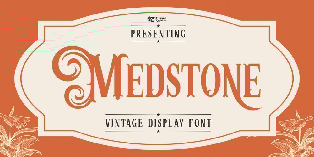 Medstone font
