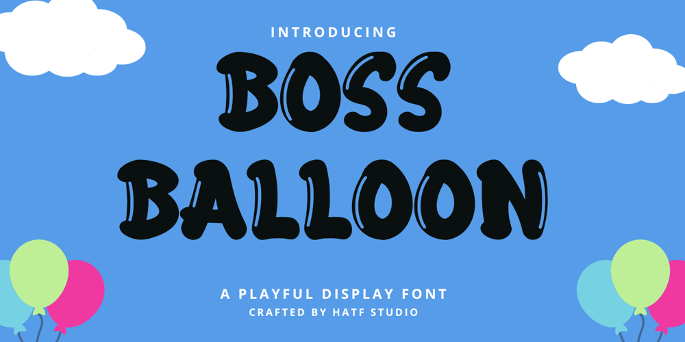 Boss Balloon font