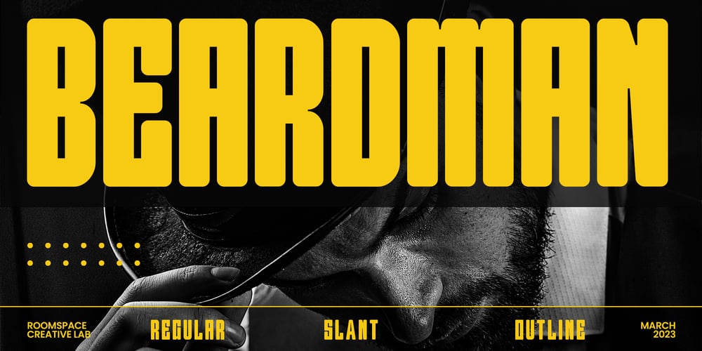 Beardman font