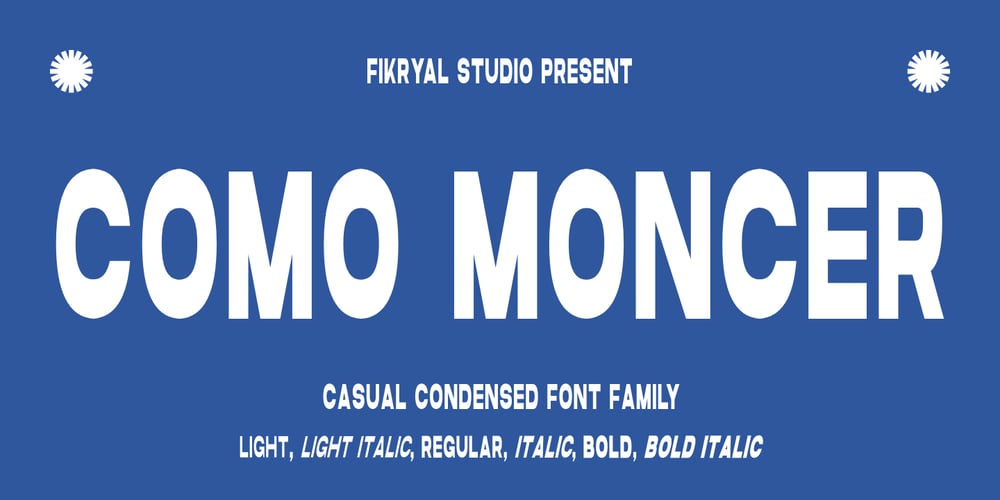 Como Moncer font